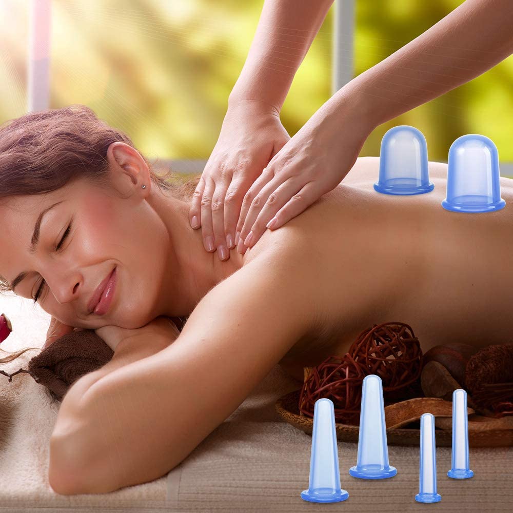 DazSpirit 4pcs Silicone Vacuum Cup for Cellulite Massage Vacuum Cup - Image 4