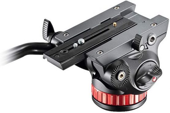 Manfrotto Video Head with Flat Base and Fixed Lever, Video Head for Compact Video Cameras and DSLR Cameras, for Filming, Videography, Content Creation, Vlogging, Live Streaming - Image 4