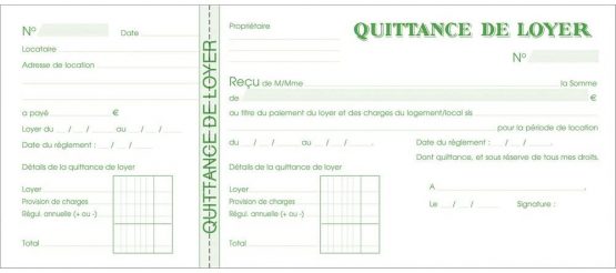 Exacompta 42E Rent Receipts 50 Sheets Format Horizontal 10.1 x 16.5 cm - Image 3
