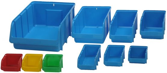 huenersdorff 674300 Storage bin, PP, Size 4, Blue, 4 - Image 3