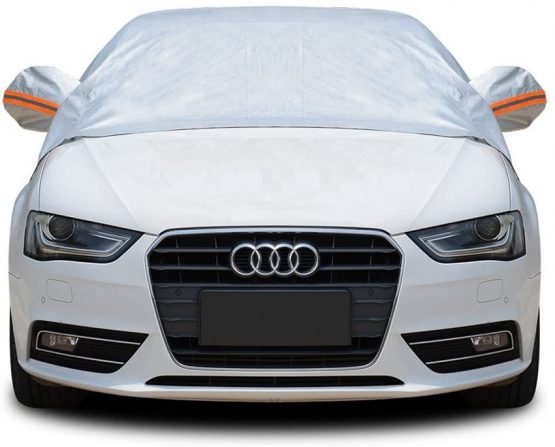 Tofern Half Size Waterproof Car Cover Top Winter Summer Car Cover - Hatchback - M