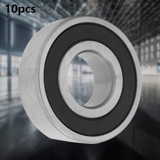 Pack of 10 Deep Groove Ball Bearing 6203-2RS 17x40mm Non-Noise Low Speed Steel Bearing, Stable Performance - Image 4