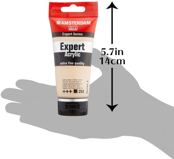 Amsterdam Expert Series Acrylic Tube 75ML NAPLES YELLOW RED LIGHT (292) Series 2 - Image 4