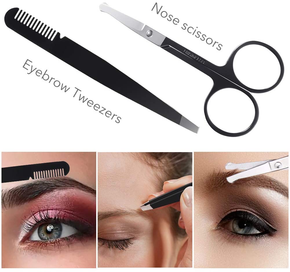 Makeup Brushes Set DUAIU 16PCS Vegan Synthetic Make up Brushes Foundation Eyeshadow Concealer Eyebrow Black Marble Brush Set including Makeup Brush Holder and Gift Box - Image 3