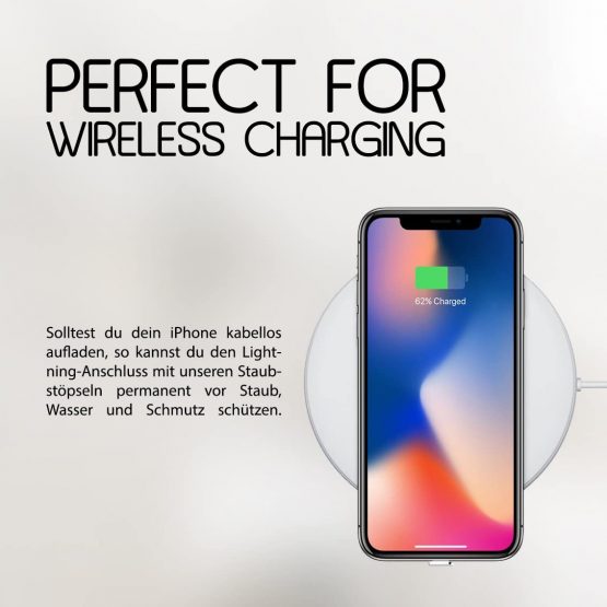 innoGadgets Anti-dust plug compatible with iPhone | Dust cap, dust protection - charging connector cover - Image 4