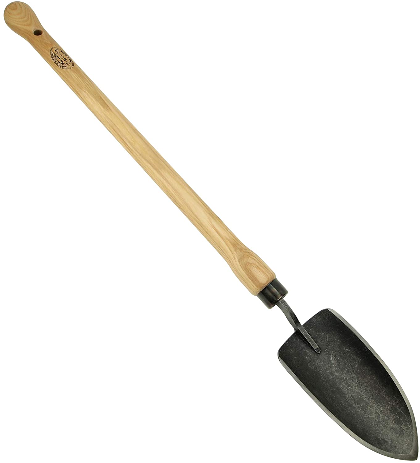 DeWit Welldone Flower Trowel with Long Handle 67 cm I Boron Steel Flower Shovel & Weeder I FSC