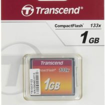 Transcend 1GB CompactFlash 133 Memory Card (CF Card) Up to 50/20 MB/s, Supports Ultra DMA transfer mode 4 with MLC NAND Flash ideal for entry-level DSLRs TS1GCF133