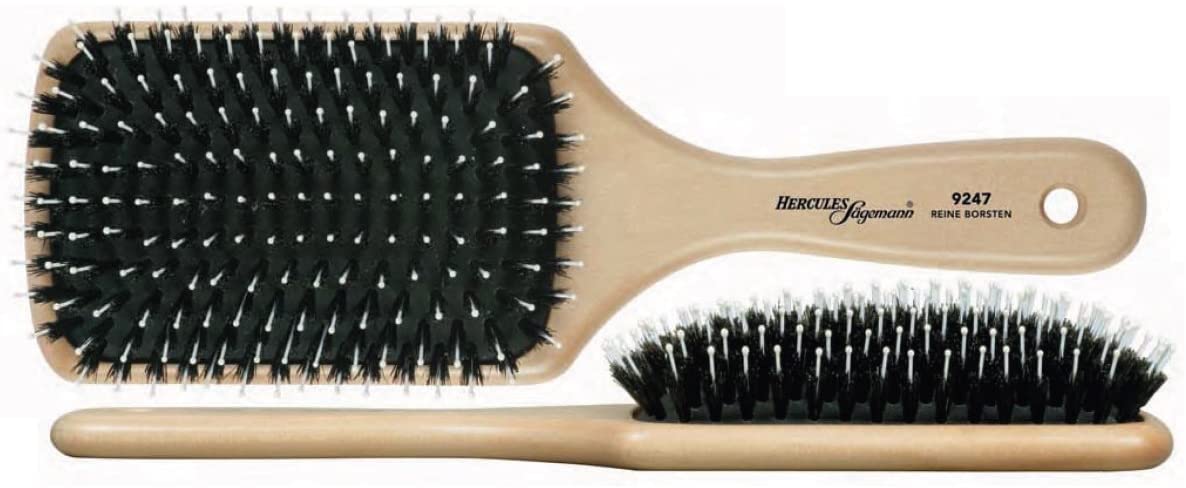 Hercules Sägemann 9247 Paddle Brush, 11 Rows, Pack of 1 (1 x 255 mm), Beige, 25.5 cm (1er Pack) - Image 2