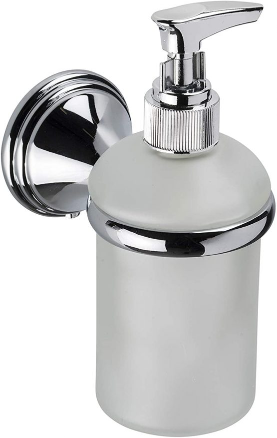 Croydex Westminster Soap Dispenser - Chrome & Glass