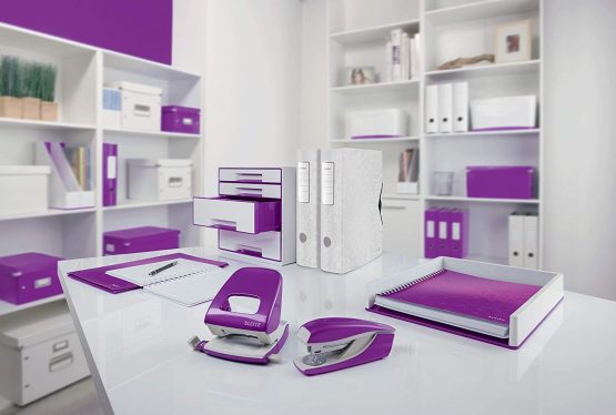 Leitz WOW Letter Tray Dual Colour, Purple - Image 4