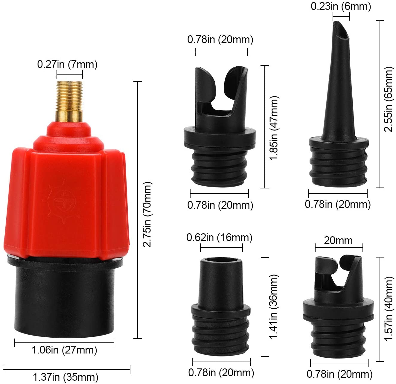 Oumers Inflatable SUP Pump Adaptor Air Pump Converter - Image 3