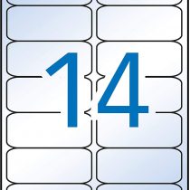 APLI 10052 Labels 99.1 x 38.1 Transparent