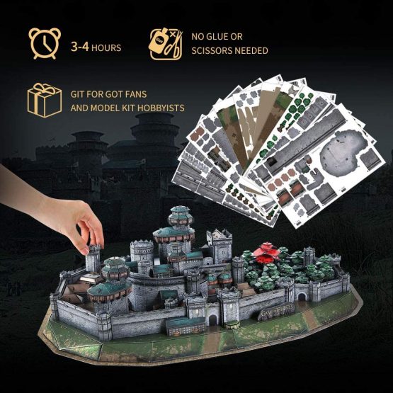 Game of Thrones Winterfell 3D Puzzle - Image 4