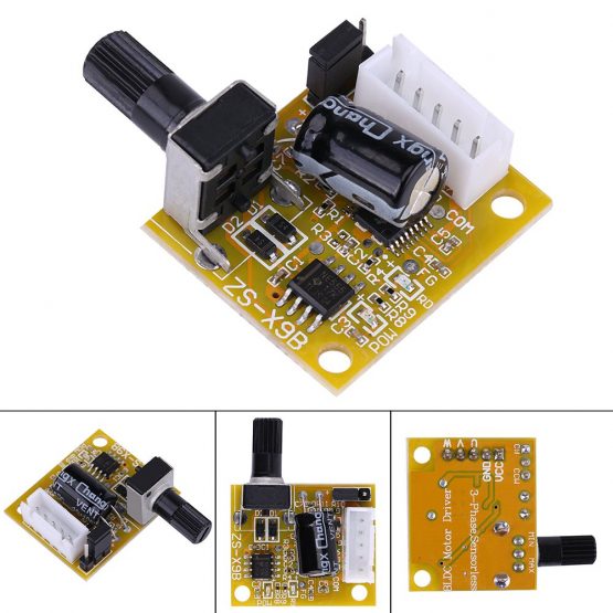 DC Brushless Motor Speed Regulator Speed Controller BLDC 3-Phase Motor Driver Speed Controller Motor Speed Regulator 5V-15V 15W - Image 4