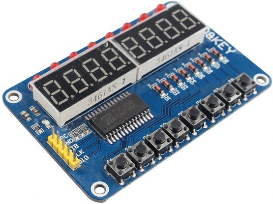 HALJIA TM1638 Digital LED Display Module 8-Bit LED Digital Tube 8 Keys Compatible with AVR Arduino ARM - Image 3