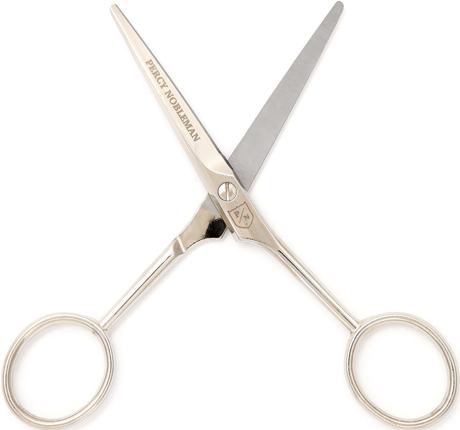 Beard and Moustache Scissors by Percy Nobleman, Silver - Image 3