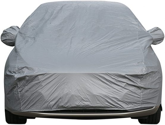 Sipobuy universal fully waterproof, scratch proof, durable car cover, breathable cotton filled, heavy duty