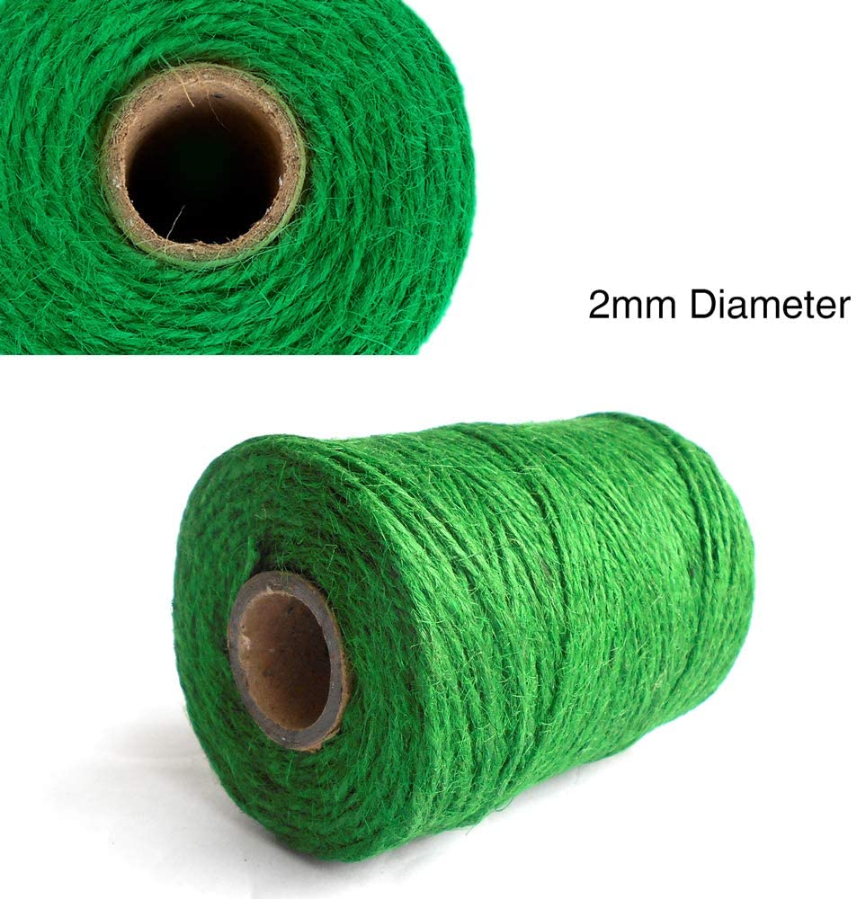 Dpityserensio Extra Long Jute Twines String 656 Feet 1mm 1Ply DIY Natural Thin Twines For Crafts Gardening Gift Wrapping Packing Jewelry Making And DIY Projects - View #10