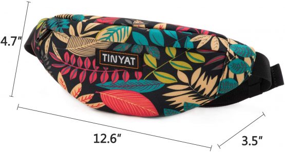 TINYAT Fanny Pack Waist Women Bum Bag Waterproof Sling Pocket Men Sport Running Hiking Walking Dog Travel Super Lightweight T2011B - Image 2