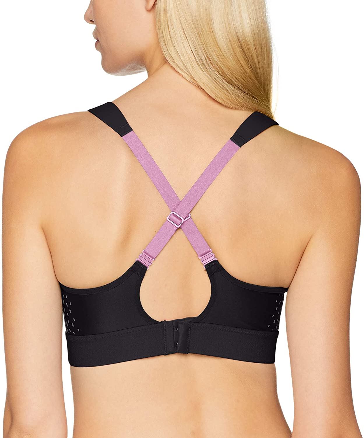 Triumph Women's Extreme Lite N Ex Sports Bra Non-Wired, Black, 34DD - Image 3