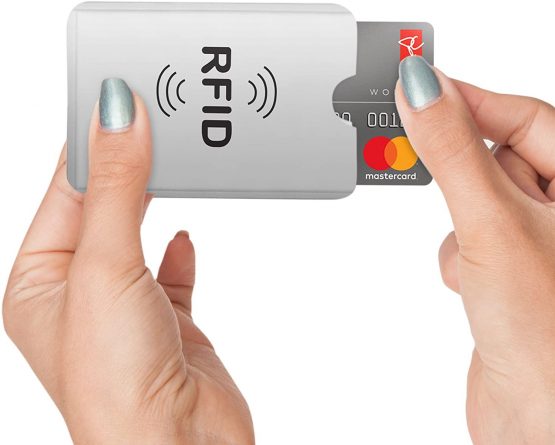 Savisto RFID Blocking Credit Card Sleeves | 20 Pack of Contactless Card Protection Holders for Identity Theft Protection - Ideal for Debit and Credit Cards, ID & Key Cards - Silver - Image 2