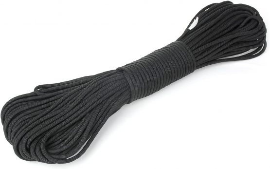 Grenhaven Tear-Proof Paracord Rope/Universal Survival Cord - 7 Cords 30m/100ft 550lbs Capacity Black - Warning: Not Suitable for Climbing - Image 3