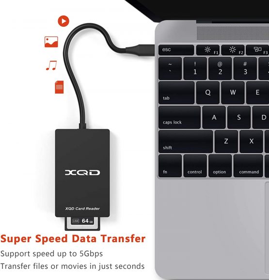 【Upgraded Version】USB C XQD Card Reader, XQD Reader Compatible with Sony G/M Series USB Mark XQD Card, Lexar 2933x/1400x USB C Mark XQD Card for Windows/Mac OS. Type C XQD Memory Card Reader - Image 4