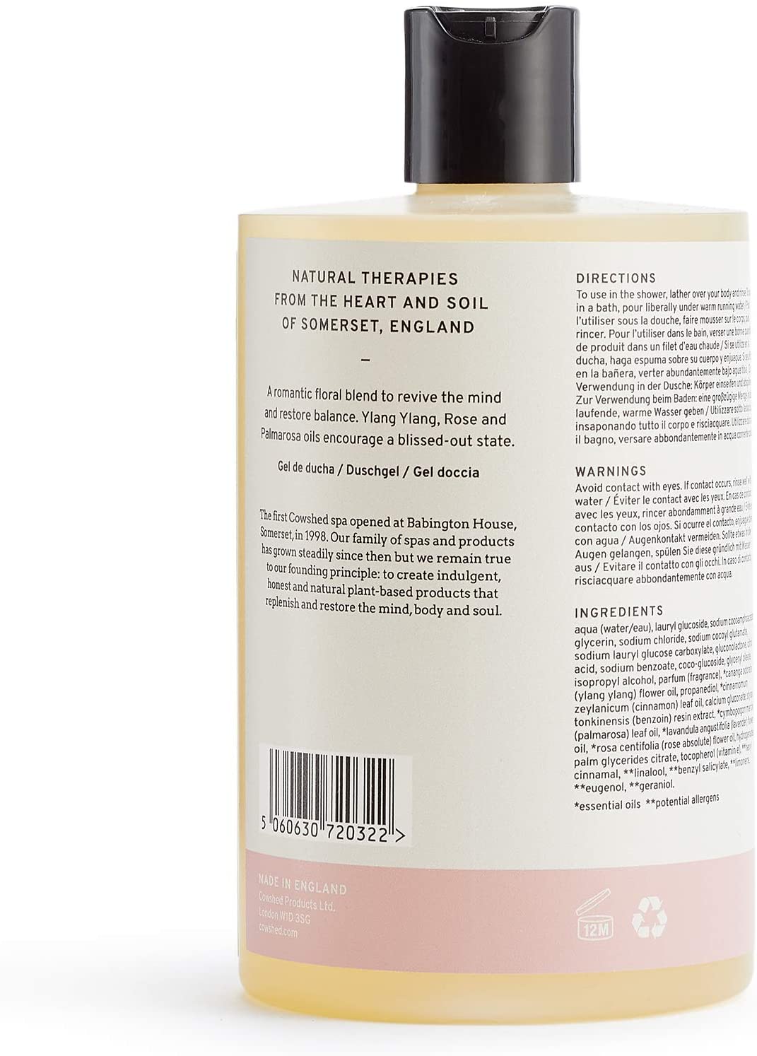 Cowshed Indulge Blissful Bath & Shower Gel, 500 ml BigaMart