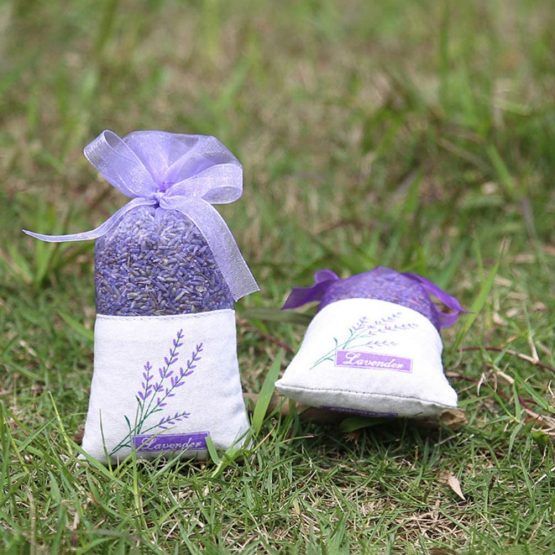 VOSAREA 30pcs Dried Lavender Sachets Small Purple Sachets Craft Bags Sachet Empty Bags Gift Bags (Light Purple) - Image 4