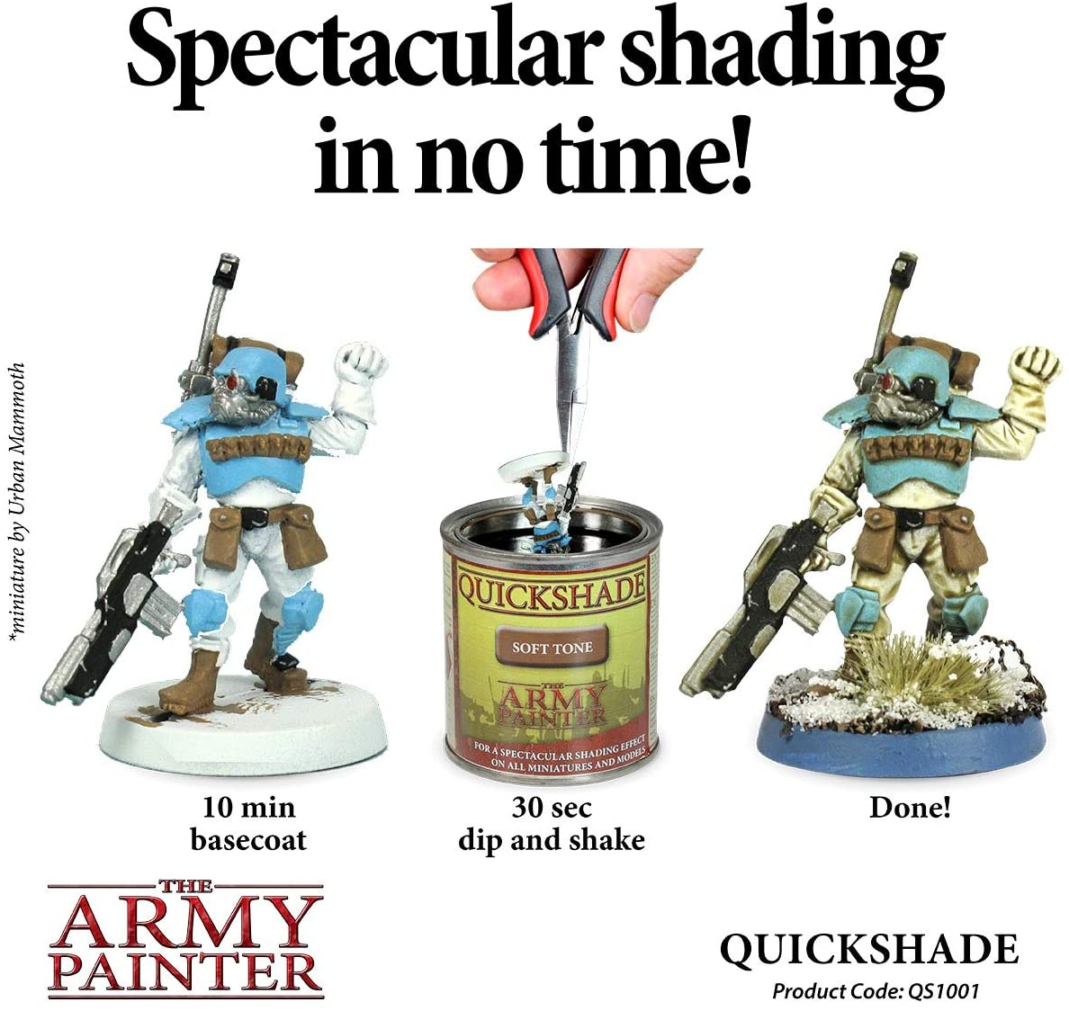 The Army Painter Quickshade Dip Dark Tone, for Quickly Dipping and Shading Entire Wargaming Armies - Image 2