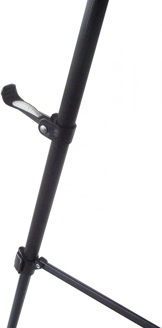 Lightweight Aluminum Telescoping Display Easel, (Black) - Image 2
