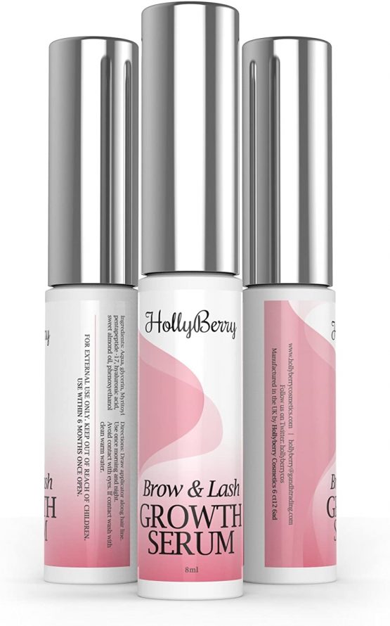 Eyelash Growth Serum and Eyebrow Max strength peptide Enhancing Conditioner For Longer Lash and Brows by Hollyberry Cosmetics - Image 2