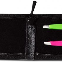 Tweezers Set in Leather Case