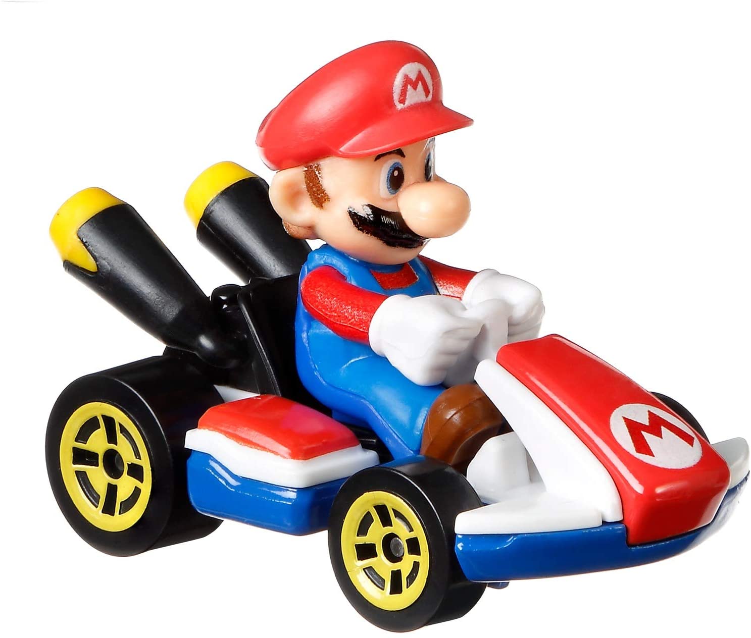 Hot Wheels Mario Kart Collection of 1:64 Scale Die-Cast Replica Vehicles, Toy Collectibles, GBG26, Multicolor