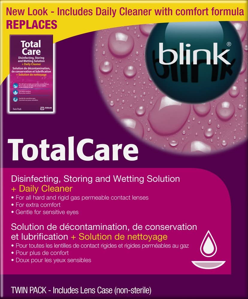 Blink Total Care Disinfecting, Storing, Wetting Solution TwinPack and