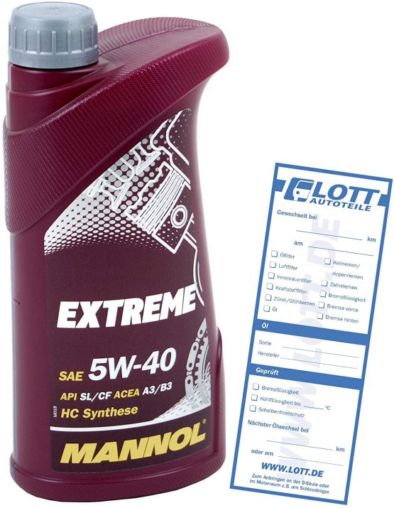 MANNOL 42550400100 Extreme 5W40 SL/CF 1 L - Image 3