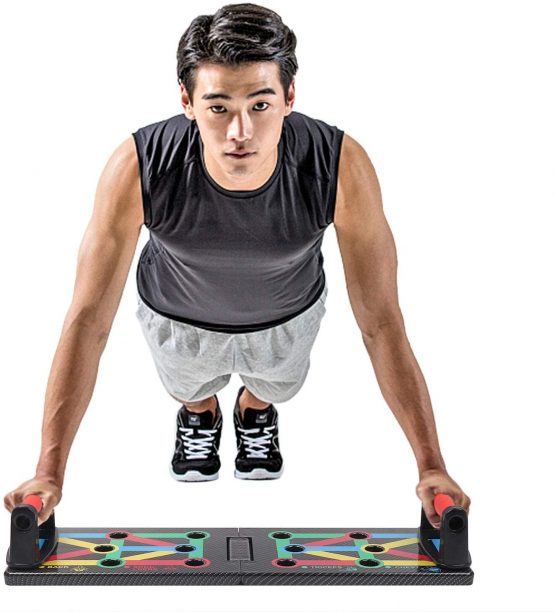 GLKEBY Push Up Board,12 In 1 Multifunctional Foldable Home Exercise Fitness Equipment, Portable Push Up Training Frame,Home Exercises For Men/Women - Image 4
