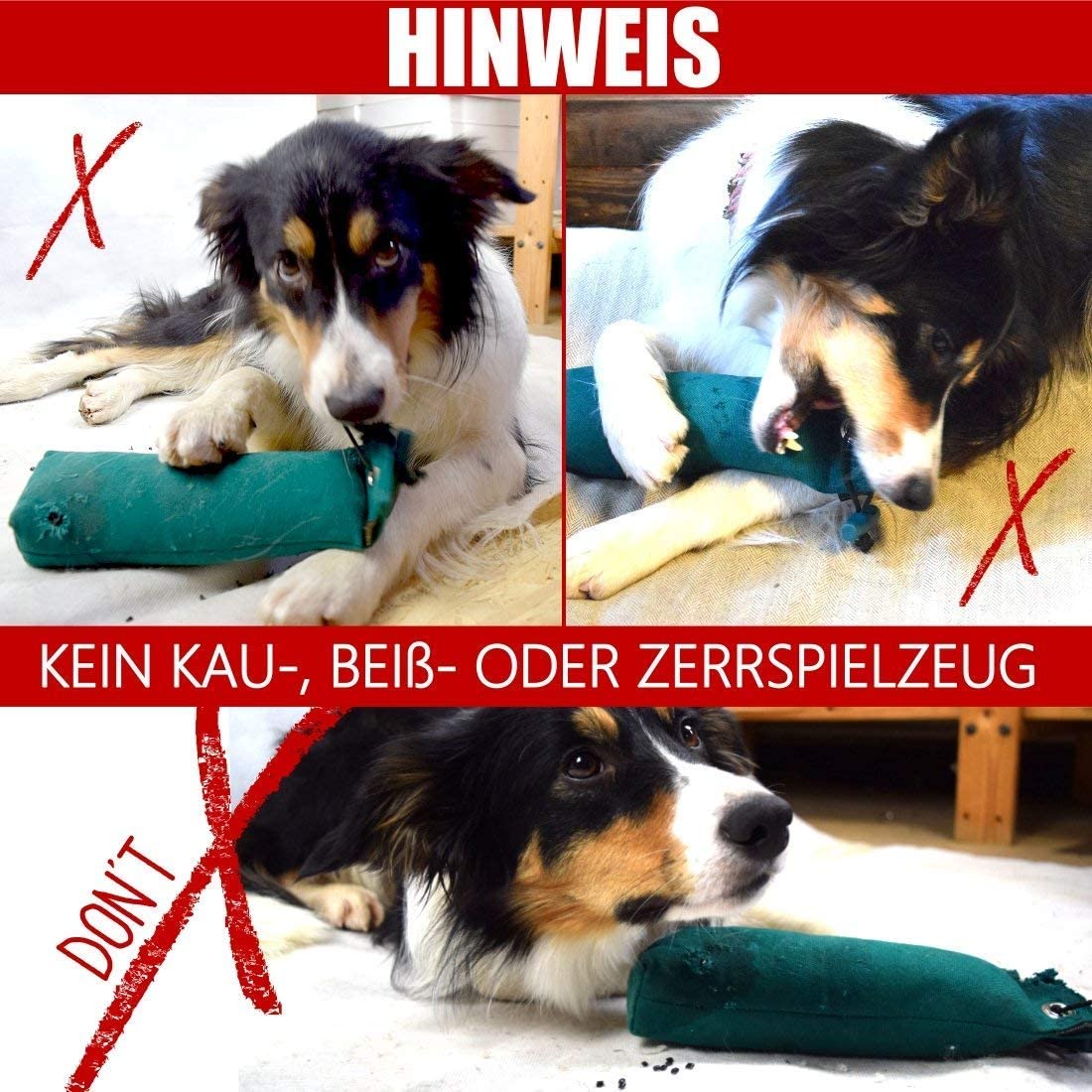 Romneys Standard Dummy 500 g, Including Throwing Handle, Floats and Is Not Sinkable, Ideal for Fetch Training - Image 3