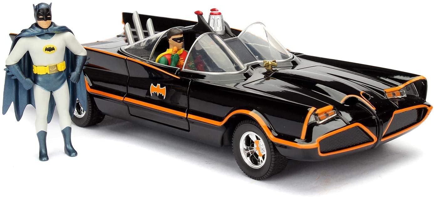 Jada Batman 1966 Classic Batmobile Scale Die -Cast Replica, Multi-coloured, Escala 1:24 - Image 2