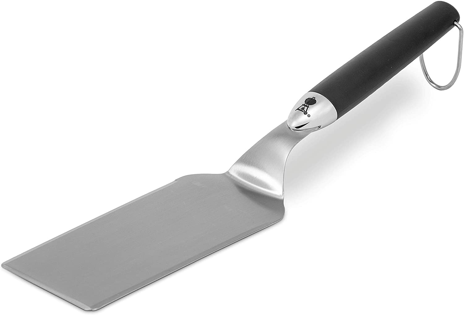 Weber Premium Turner (40cm), made of stainless steel, with anti-slip comfort grip, dishwasher safe - Black/Silver (6206)
