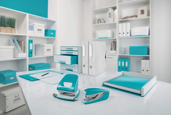 Leitz WOW Letter Tray Dual Colour, Ice Blue - Image 4