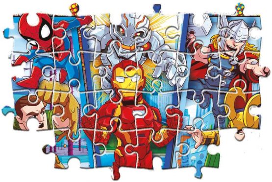 Clementoni - 23746 - Supercolor Puzzle - Marvel Super Hero Avengers - 104 maxi pieces - Made in Italy - jigsaw puzzle children age 4+ - Image 3