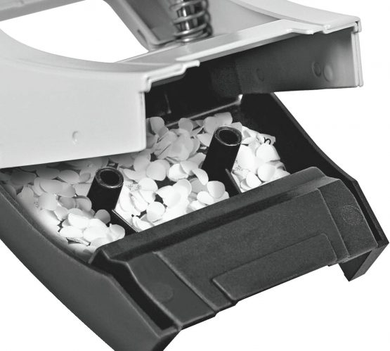 Leitz Hole Punch, 30 Sheets, Guide Bar with Format Markings, Metal, WOW Range, 50081095 - Black - Image 4