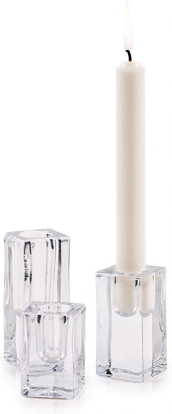Pajoma Candle Holder, Clear