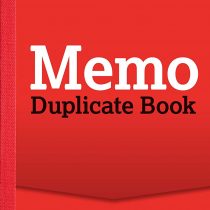 Silvine Duplicate Memo Book - Numbered 1-100 with index sheet (211.5 x 125.5mm) [Pack of 6]