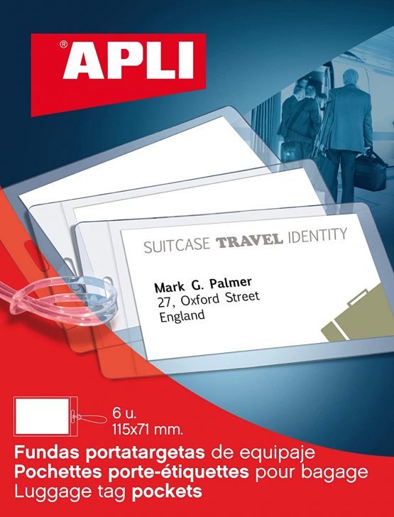 APLI 10428 Luggage ID Holders 6 Units