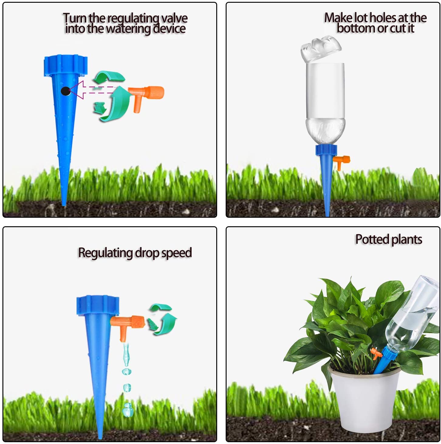 Self Watering Spikes Adjustable Plant Watering Spikes