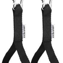 KYLIN SPORT Exercise Resistance Bands Handle Cable Machine Attachments Strong Nylon Webbing Resistance Bands Handles Grips Fitness Strap Stirrup Handle Cable Attachment