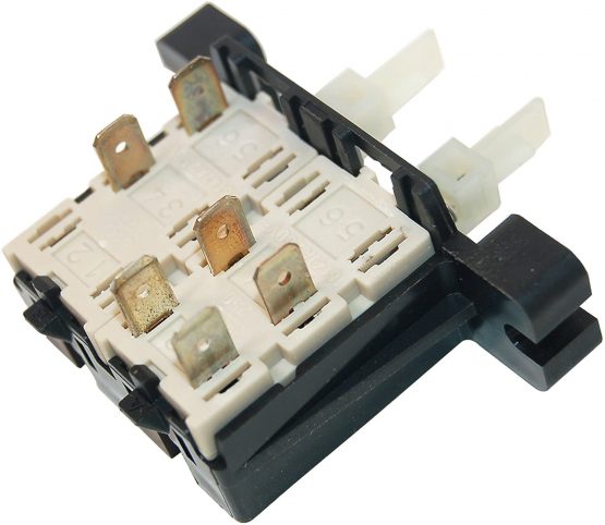 Indesit Dishwasher 2 Way Push Button Switch. Genuine Part Number C00104936
