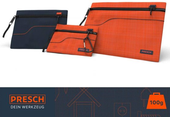 Presch Tool Pouch Set of 3 - Empty Small Tool Bag with Carabiner and Zip - Pouch Bags with Holder - Multi Purpose Storage Pouch, Organiser - Image 2